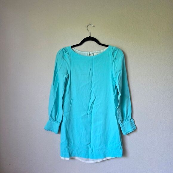 kate spade Tops - Kate Spade Blue Flowy Tunic Top Size 0